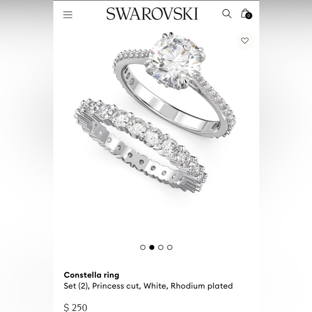 Swarovski Constella Ring Set